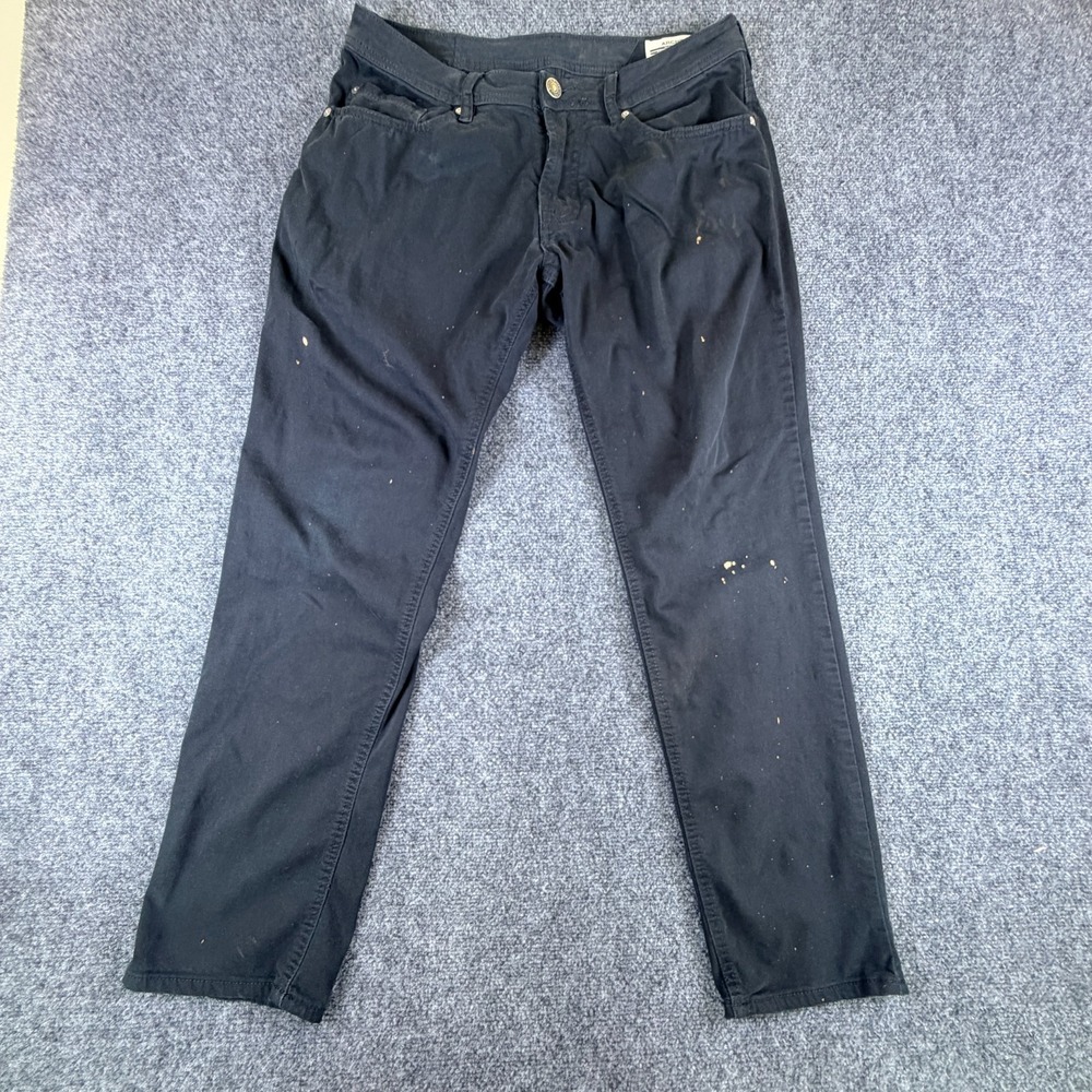 Buffalo David Bitton Archer Slim Jeans Mens 34x29.5 Black Denim Cotton Stretch